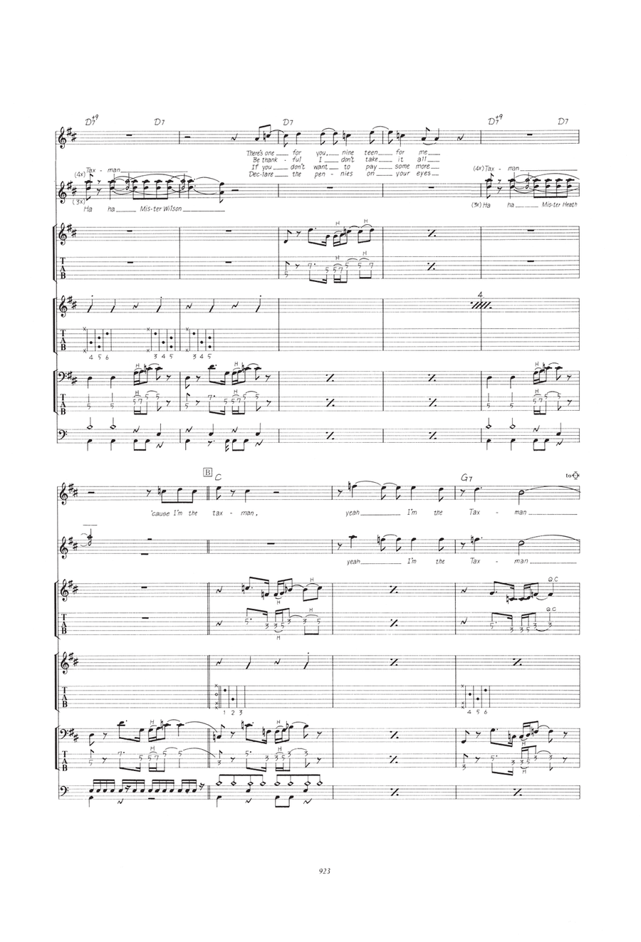 Taxman by The Beatles Acoustic Guitar - Digital Sheet Music page 2