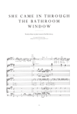 She Came In Through The Bathroom Window