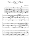 Voices of Spring Waltz - Op 410 - Bassoon Solo w/ Piano