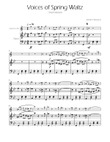 Voices of Spring Waltz - Op 410 - Clarinet Solo w/ Piano