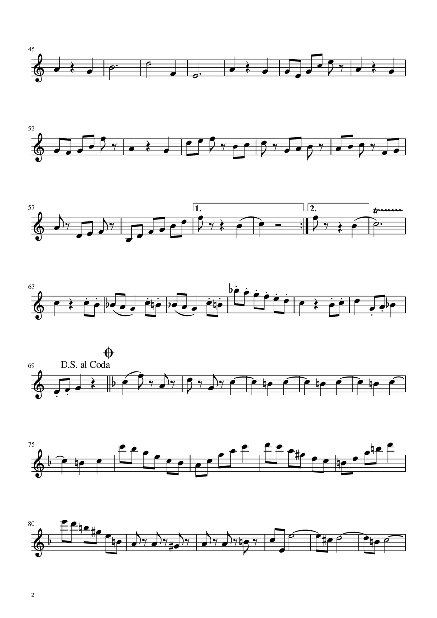 Voices of Spring Waltz - Op 410 - English Horn Solo by Johann Strauss Jr. English Horn - Digital Sheet Music page 2