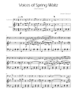 Voices of Spring Waltz - Op 410 - Euphonium Solo w/ Piano