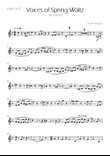 Voices of Spring Waltz - Op 410 - French Horn Solo