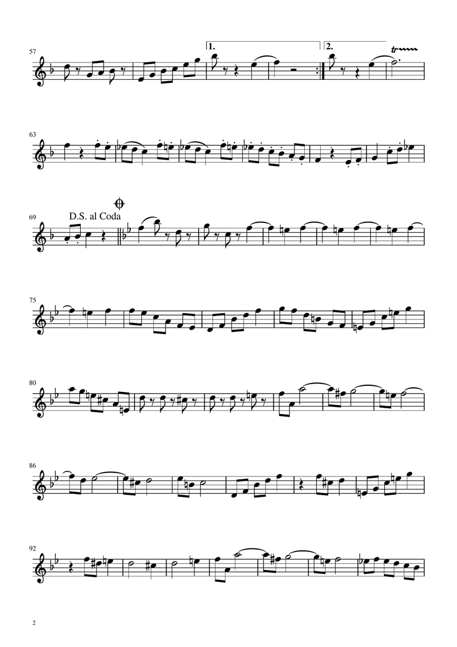 Voices of Spring Waltz - Op 410 - Oboe Solo by Johann Strauss Jr. Voice - Digital Sheet Music page 2