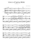 Voices of Spring Waltz - Op 410 - Oboe Solo w/ Piano
