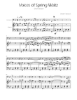 Voices of Spring Waltz - Op 410 - Trombone Solo w/ Piano