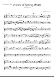 Voices of Spring Waltz - Op 410 - Trumpet Solo