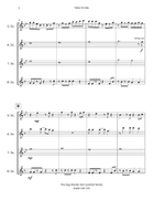 Take On Me Saxophone Quartet scores gallery preview page 4