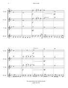 Take On Me Saxophone Quartet scores gallery preview page 6