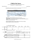 Child of the Snows - Unison with piano and optional percussion