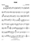Four (arr. Mike Tomaro) - Tenor Sax 2