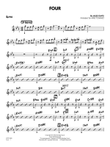 Four (arr. Mike Tomaro) - Guitar