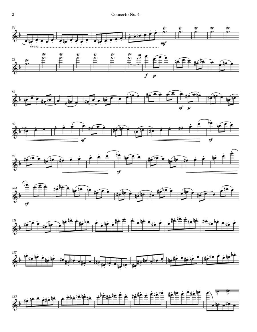 Concerto No. 4 - Scherzo by Henri Vieuxtemps Chamber Music - Digital Sheet Music page 2
