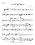 Scriabin - Prelude No. 1 Op. 37 for String Orchestra Chamber Music scores gallery preview page 5