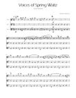 Voices of Spring Waltz - Op 410 - Viola Trio