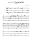 Voices of Spring Waltz - Op 410 - Woodwind Trio