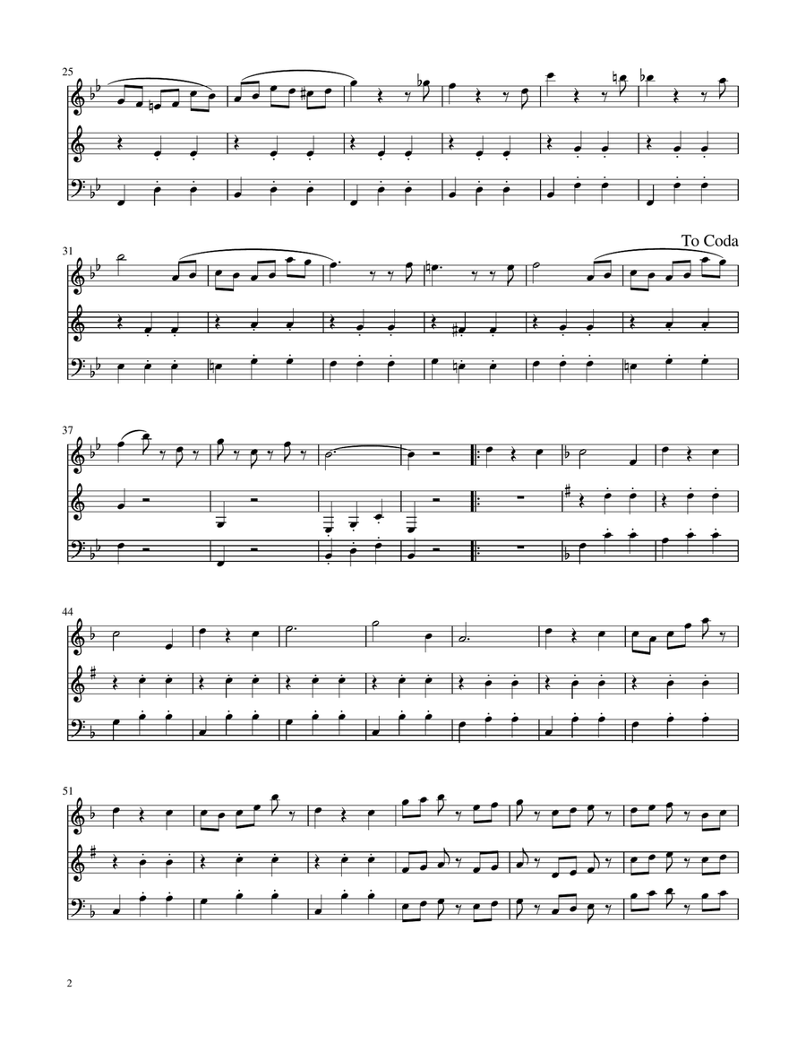 Voices of Spring Waltz - Op 410 - Woodwind Trio by Johann Strauss Jr. Woodwind Trio - Digital Sheet Music page 2