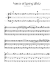 Voices of Spring Waltz - Op 410 - Woodwind Trio