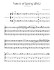 Voices of Spring Waltz - Op 410 - Woodwind Trio