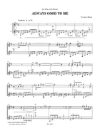 Always Good to Me Guitar Duet scores gallery preview page 4
