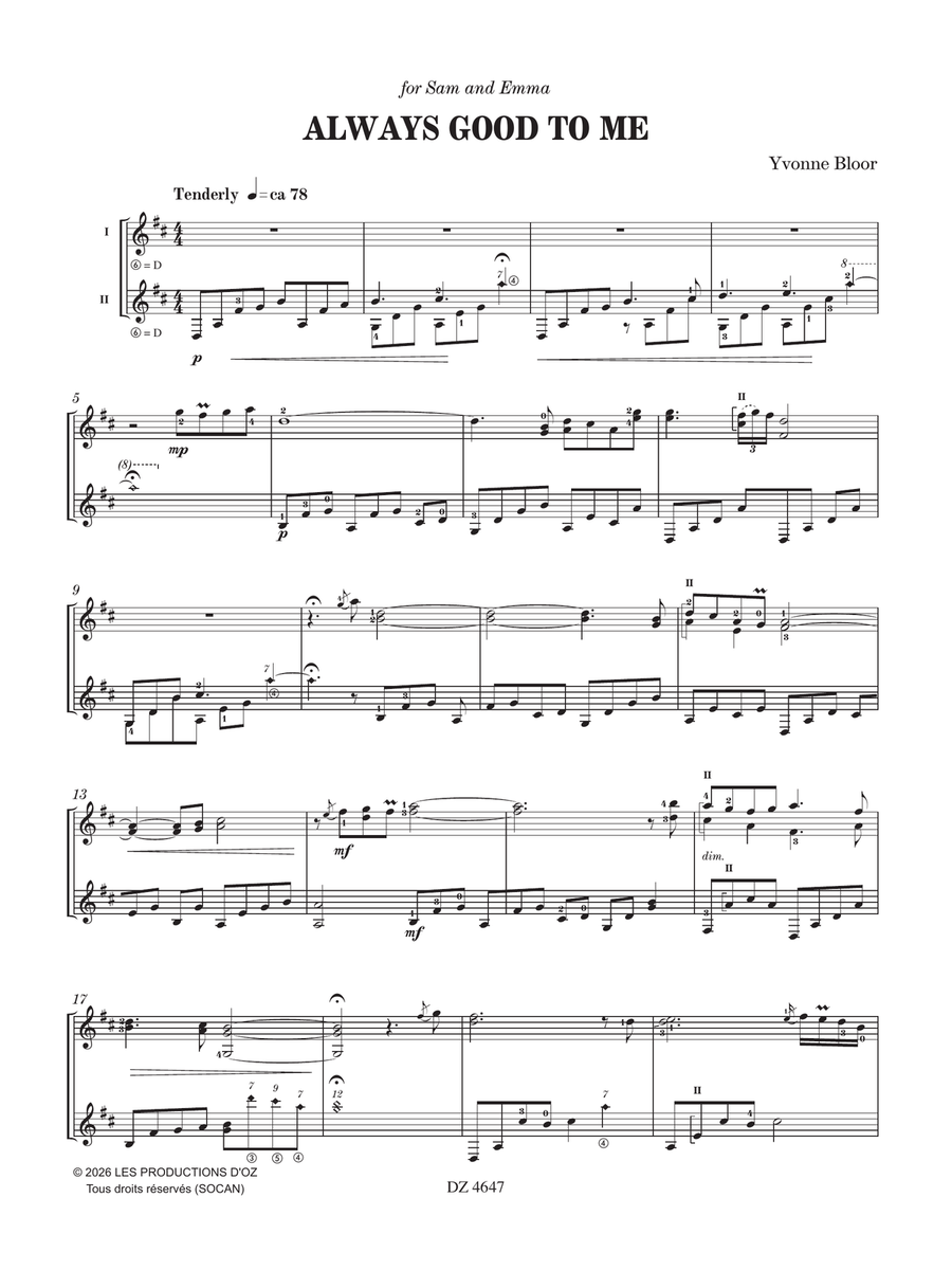 Always Good to Me Guitar Duet - Digital Sheet Music page 4