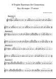 9 Triplet Exercises in 4/4 for Concertina