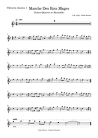 La Marche des Rois Mages - Guitar Quartet or Ensemble Guitar Ensemble scores gallery preview page 4