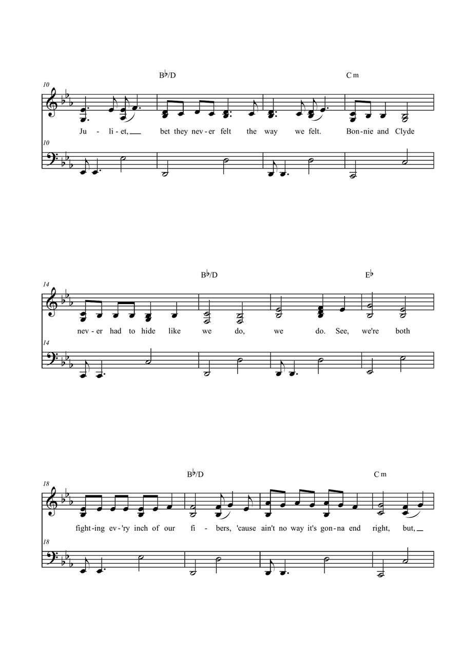 Stuck In The Moment by Justin Bieber Easy Piano - Digital Sheet Music page 2
