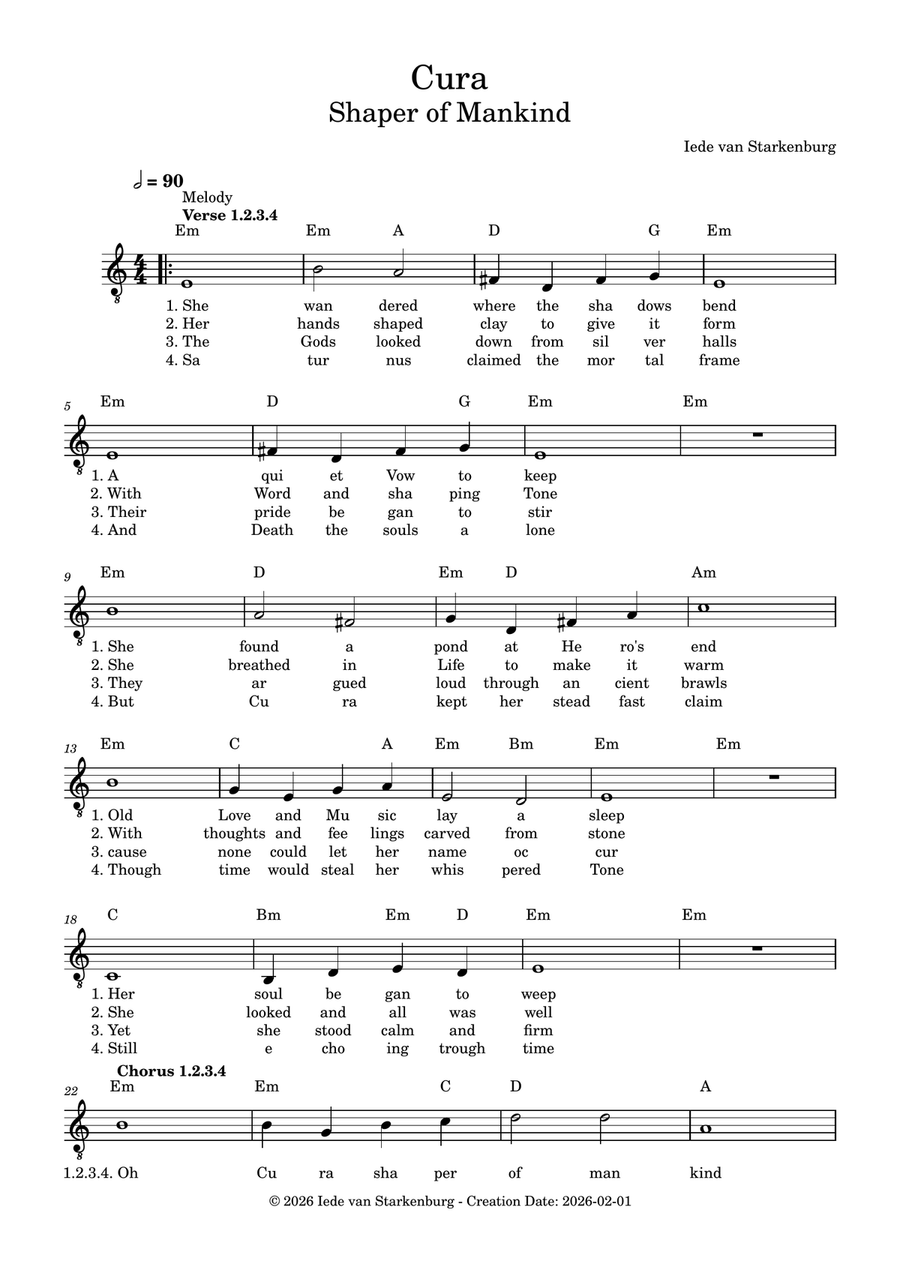 Cura - Shaper of Mankind Acoustic Guitar - Digital Sheet Music page 2