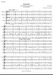Sarabande, for brass quintet