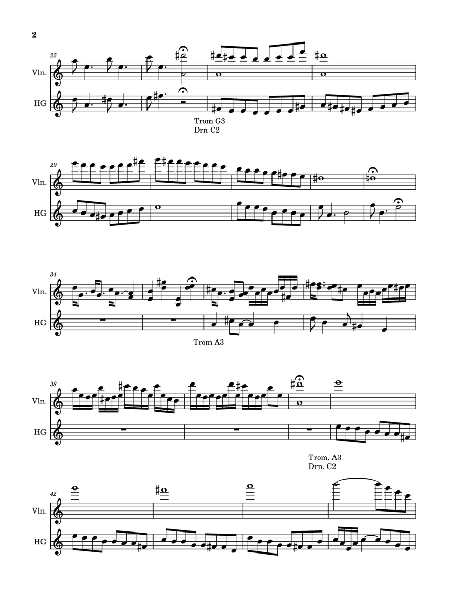Winter Solstice in Arborea String Duet - Digital Sheet Music page 2