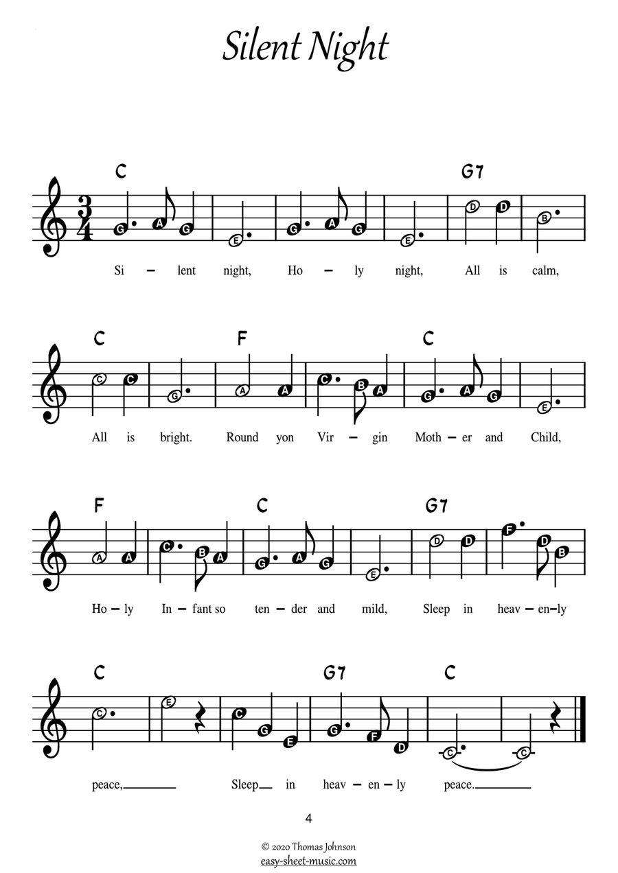 Easy Recorder Songs - 40 Christmas Carols for Beginners by Various Recorder - Digital Sheet Music page 5