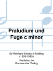 Praludium und Fuge c minor