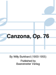 Canzona, Op. 76