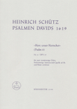 Herr, unser Herrscher for two four part Choirs, five part Instrumental Accompaniment ad lib and Basso continuo SWV 27