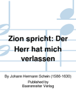 Zion spricht: Der Herr hat mich verlassen no. 7