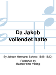 Da Jakob vollendet hatte no. 10