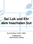 Sei Lob und Ehr dem hoechsten Gut