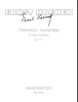 Flotenstuck neunphasig for Flute and Piano op. 171