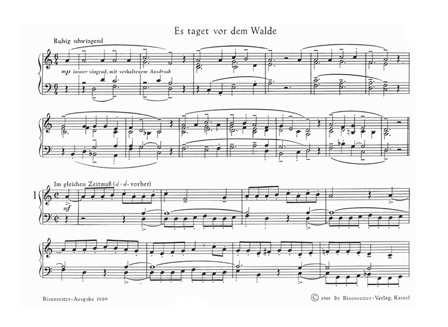 Klaviermusik nach Volksliedern, op. 59 Piano Solo scores gallery preview page 2
