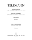 Concerto for Flute, Violin, Violoncello, Strings and Basso Continuo in A major TWV 53:A 2 mini preview