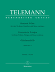 Concerto for three Violins, Strings and Basso continuo F major TWV 53:F1