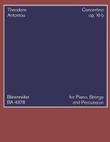 Concertino for Piano, Strings and Percussion op. 16b
