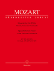 Quartets for Flute, Violin, Viola and Violoncello