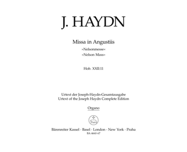 Missa in angustiis Hob.XXII:11 'Nelson Mass'