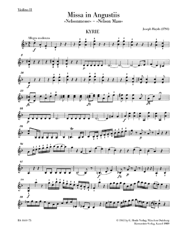 Missa in angustiis Hob.XXII:11 'Nelson Mass'