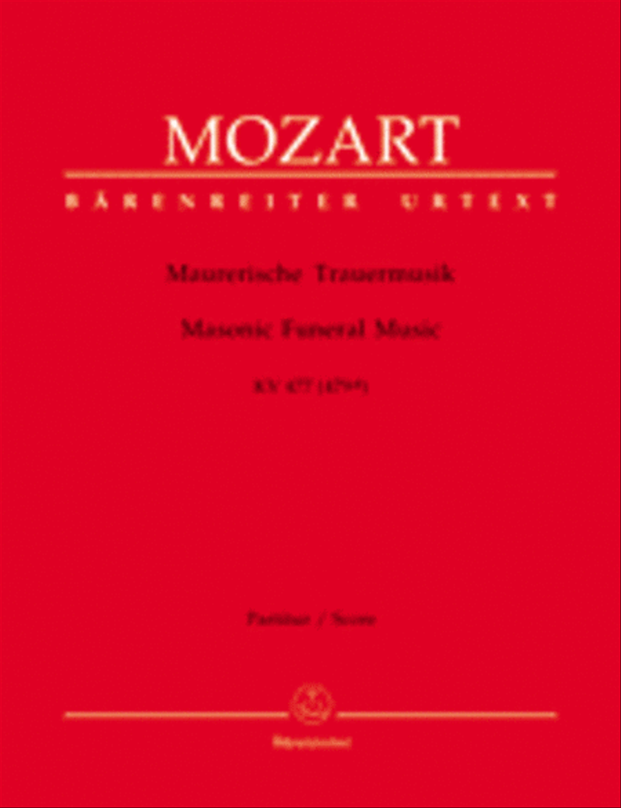 Masonic Funeral Music, KV 477 (479a) Bassoon scores gallery preview page 1