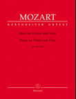 Duets for Violin and Viola, KV 423,424