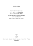 Assonanzen for Mixed Choir und Solo-Sopran