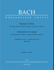 Konzert for Oboe d'amore (Oboe), Streicher und Basso continuo A major